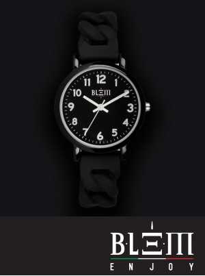 Orologio al Quarzo Donna Blem Enjoy F2304 Nero e Bianco