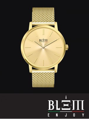 Orologio Blem Enjoy Solo Tempo Uomo Linea Gold